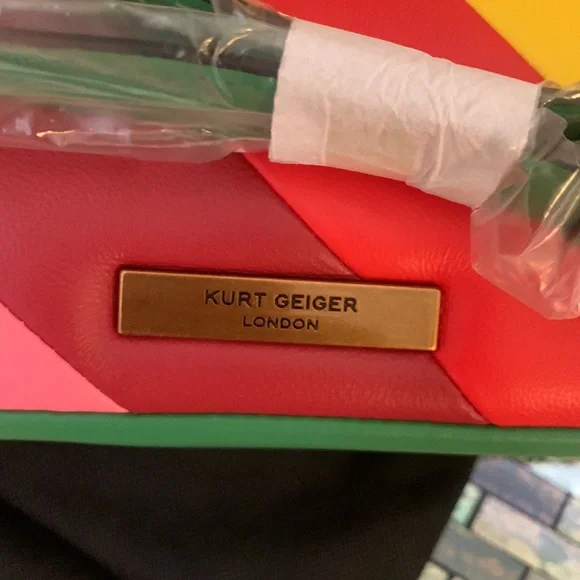 Kurt Geiger Rainbow Shop Kensington Leather Crossbody Bag - Picture 8 of 16